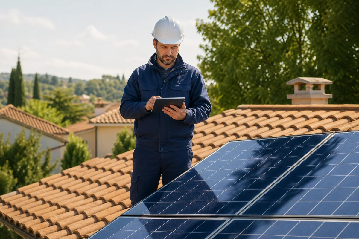 combien de panneaux solaire pour 6kw