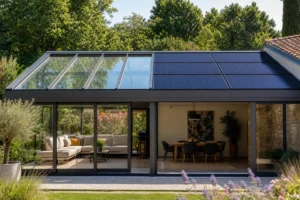 panneaux solaires veranda