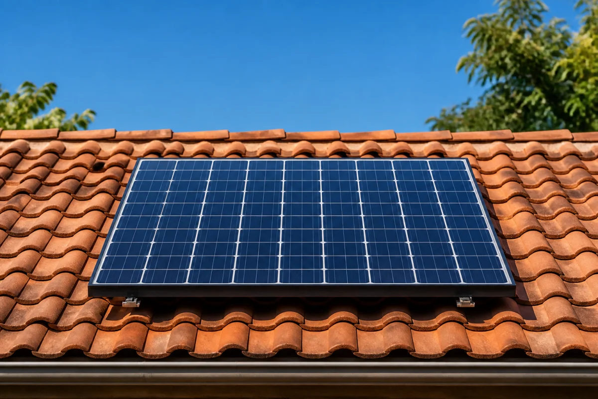 panneau solaire plug and play sur toiture