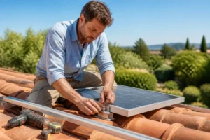 panneau solaire plug and play sur toiture