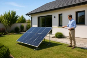 distance panneau solaire maison