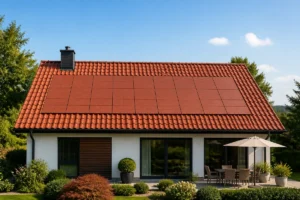 panneau solaire couleur tuile