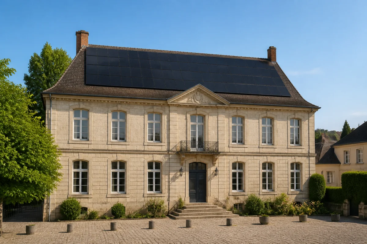 panneau solaire monument historique