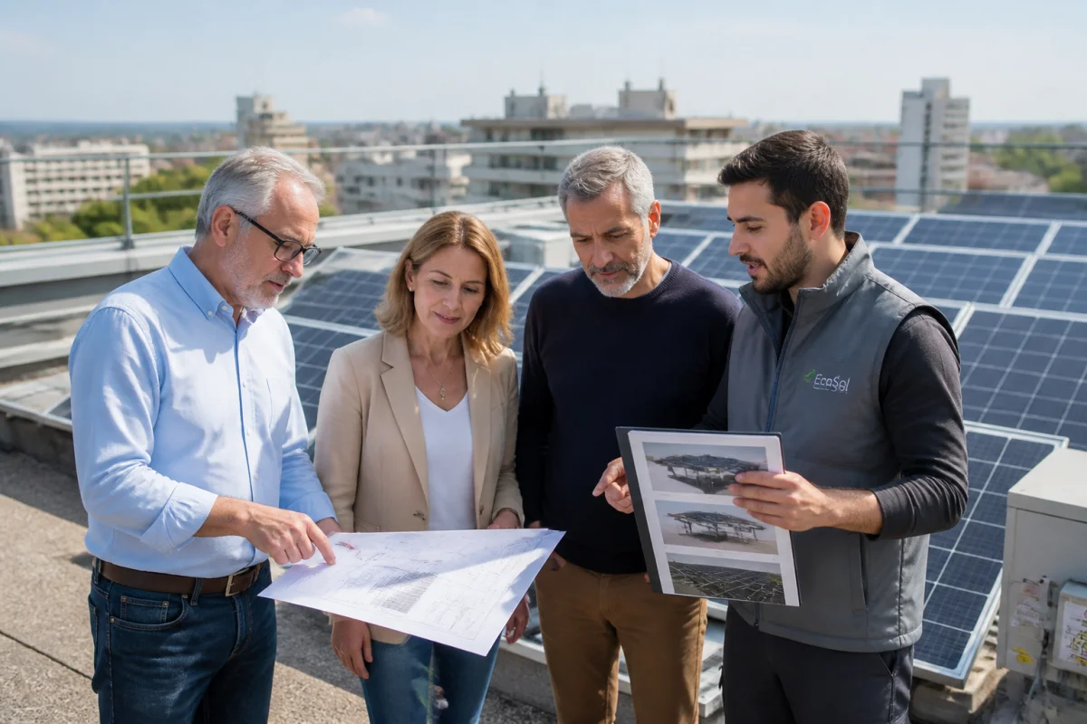 Installer des panneaux solaires en copropriété